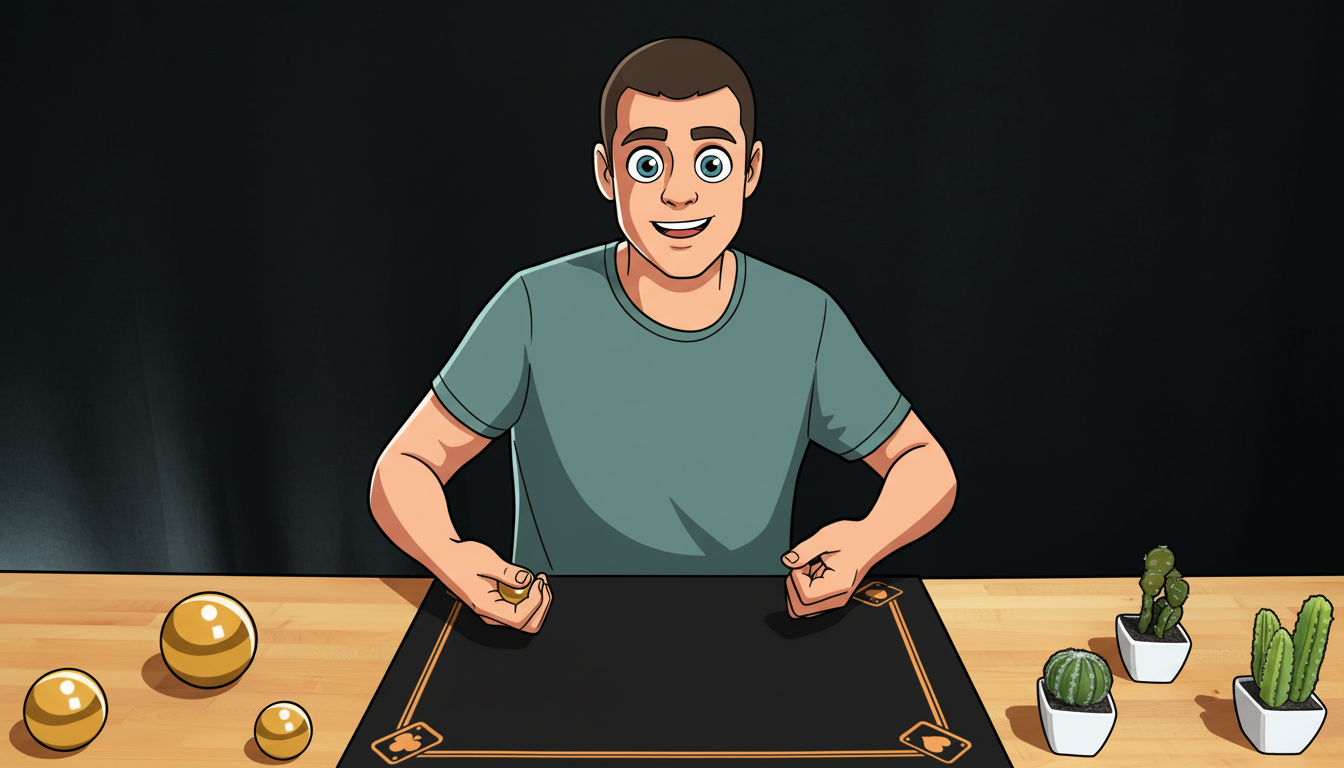 Numismagie mit präparierten Münzen und Shells