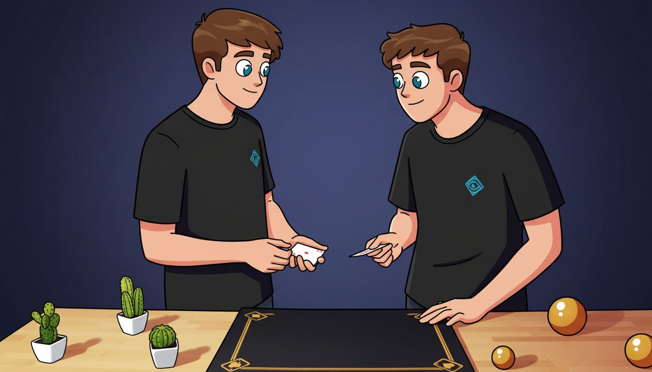 扑克牌移位效果大师班